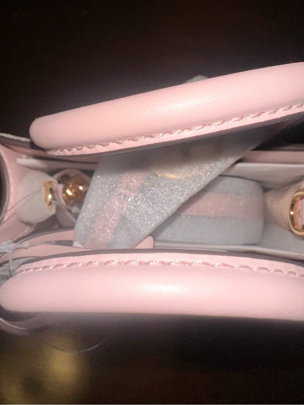 Michael Kors Pink Mini Mercer Signature Convertible Tote Bag - Picture 2 of 5